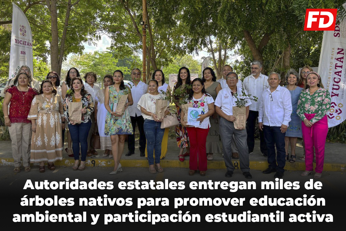 Impulsan reforestación en escuelas.