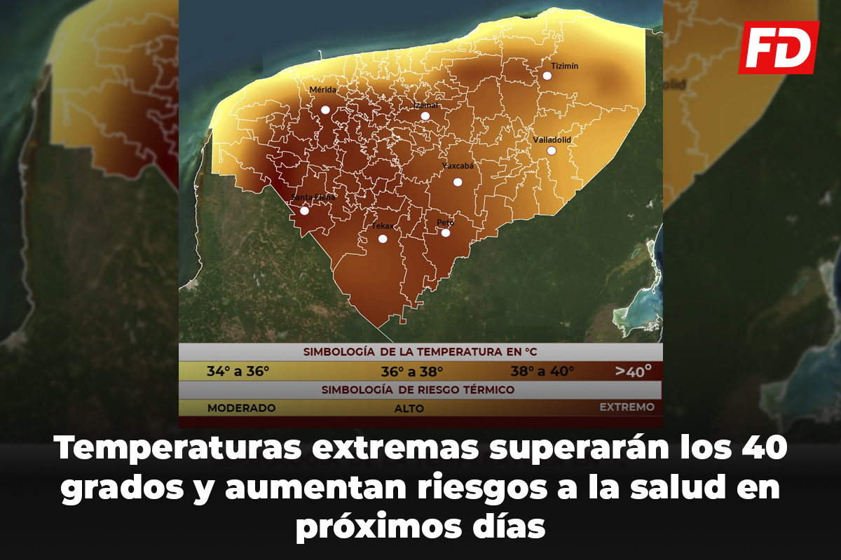 Alerta por ola de calor en Yucatán.