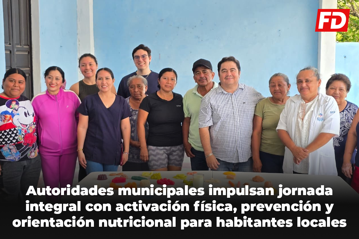 Llevan salud a comisaría de Progreso.