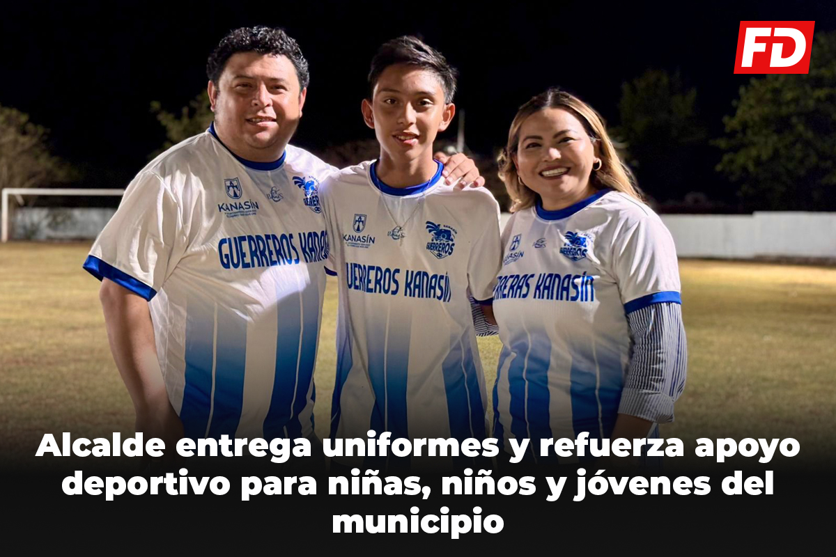 Impulsan fútbol infantil en Kanasín.