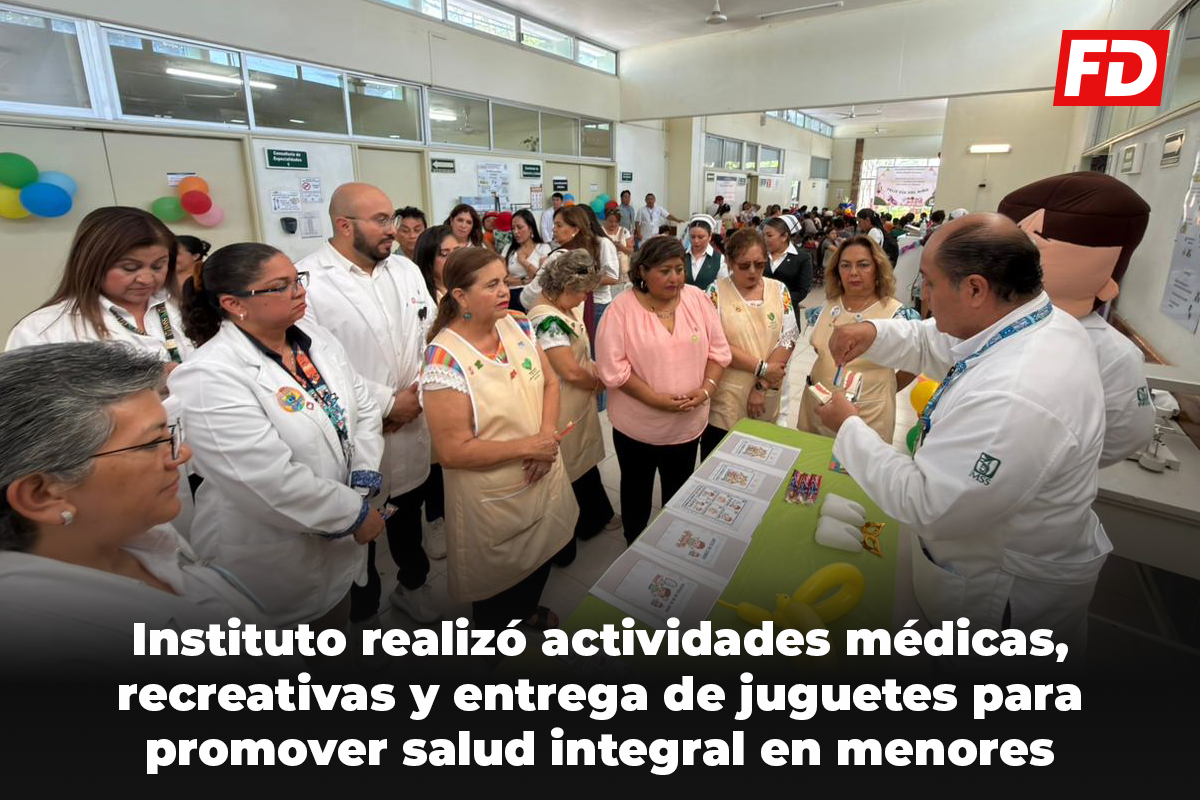 IMSS celebra a la niñez.