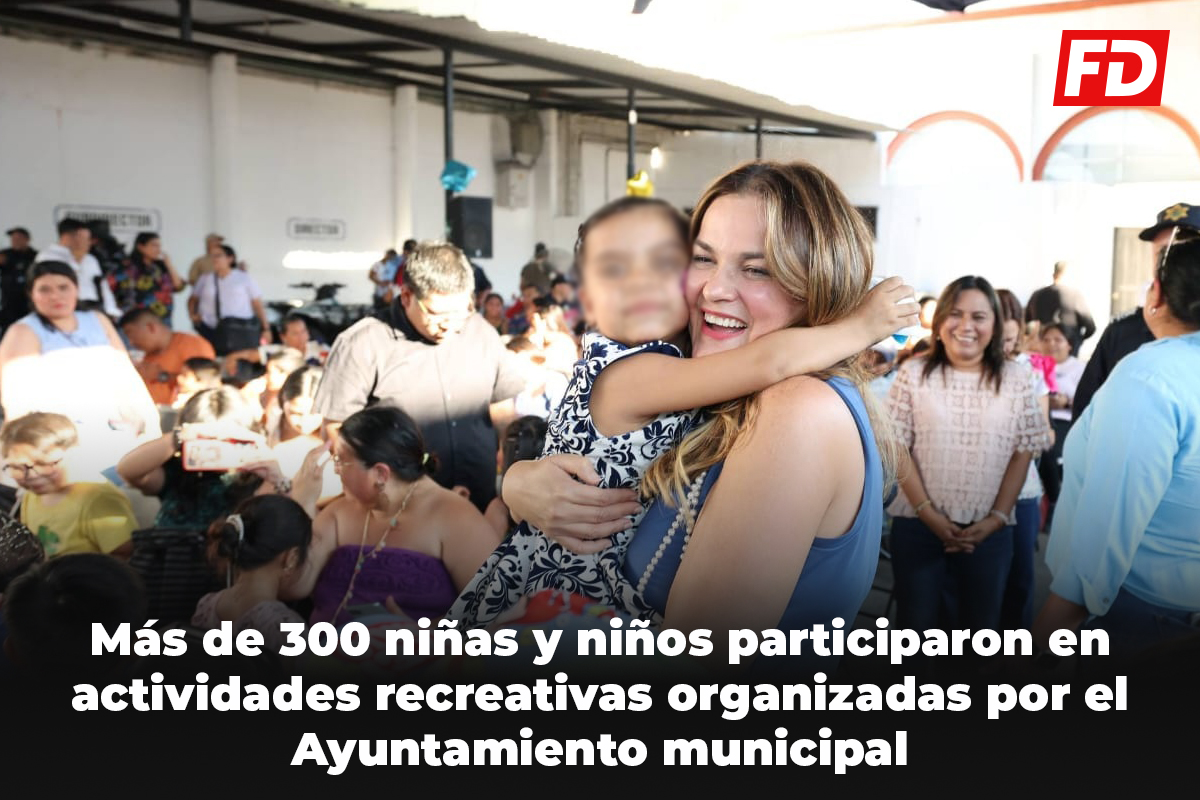 Festejan a hijos de policías.