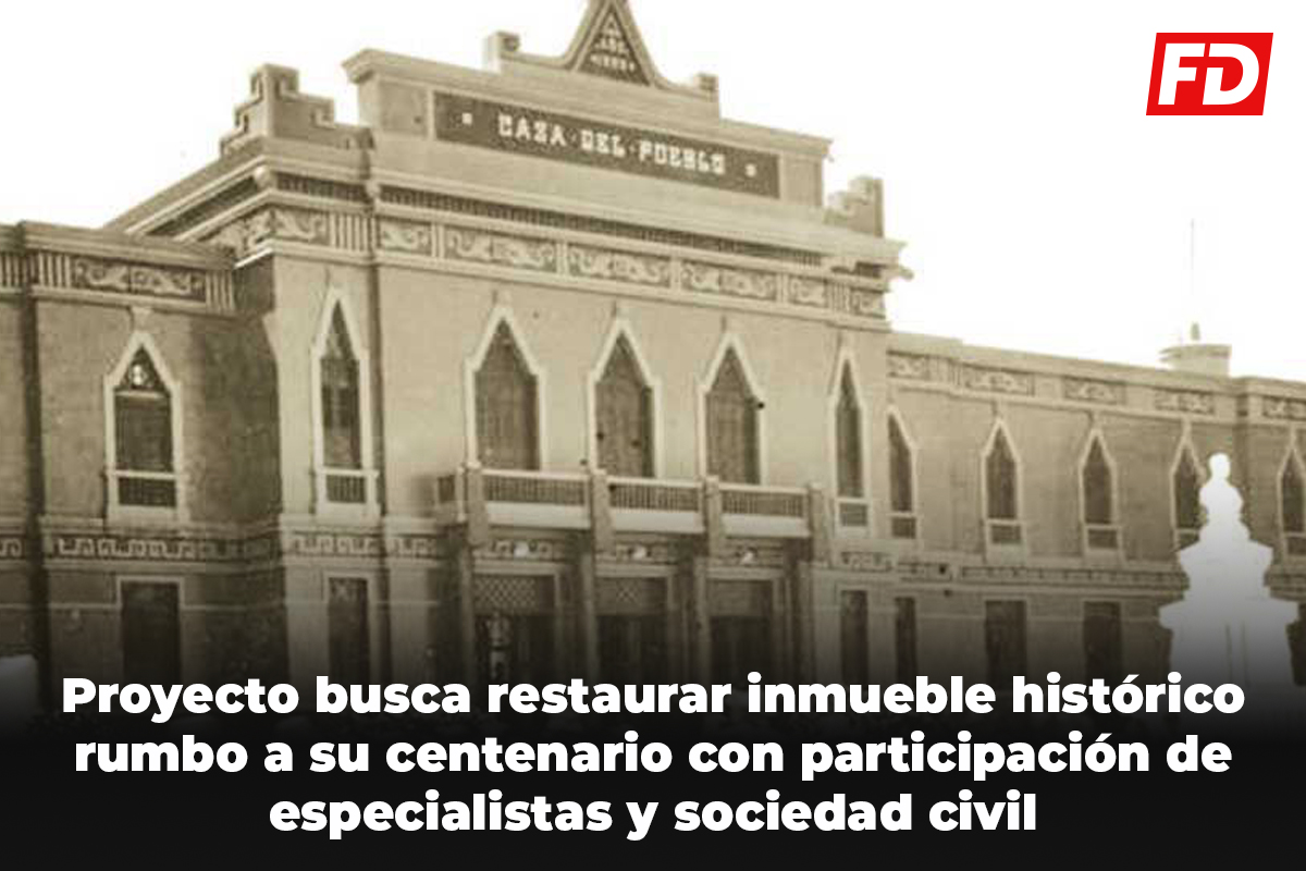 Impulsan rescate de Casa del Pueblo.